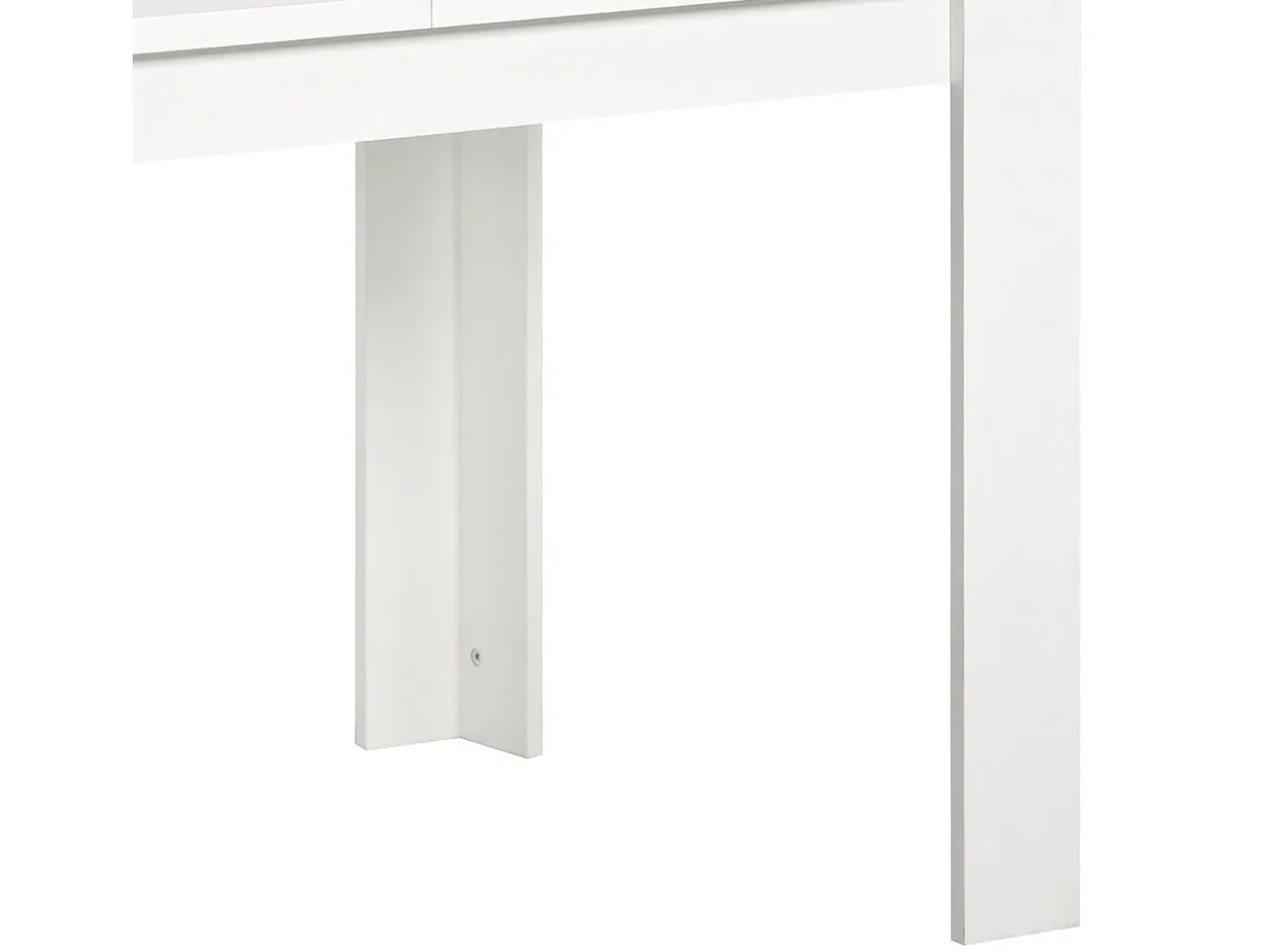 Mesa de comedor 120x80x75 cm blanca