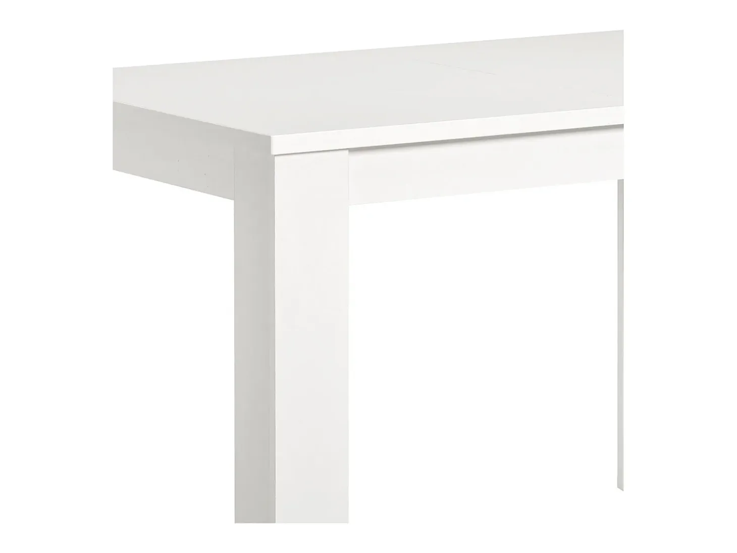 Mesa de comedor 120x80x75 cm blanca