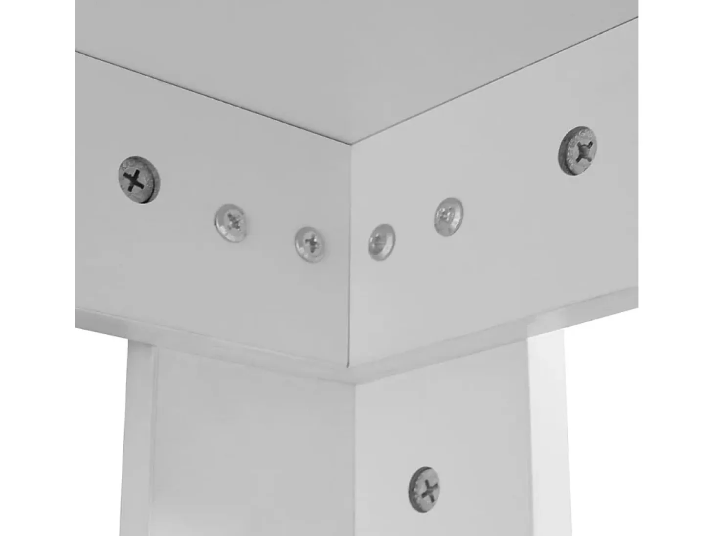 Mesa de comedor 140x80x75 cm blanca
