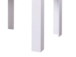 Mesa de comedor 80x80x75 cm blanca moderna