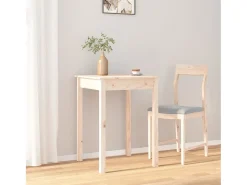 Mesa de comedor 55x55x75 cm Madera maciza de pino