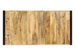 Mesa de comedor 160x80x75 cm madera maciza de mango