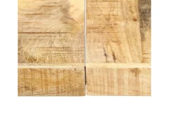Mesa de comedor 160x80x75 cm madera maciza de mango