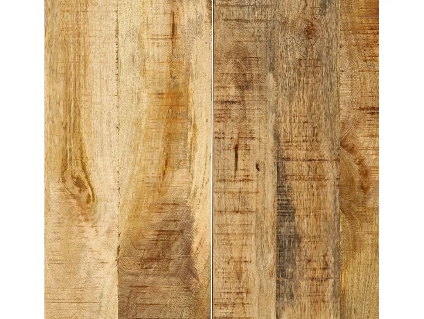 Mesa de comedor 160x80x75 cm madera maciza de mango
