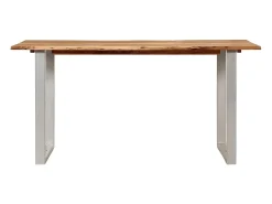 Mesa de comedor 154x80x76 cm Madera maciza de acacia