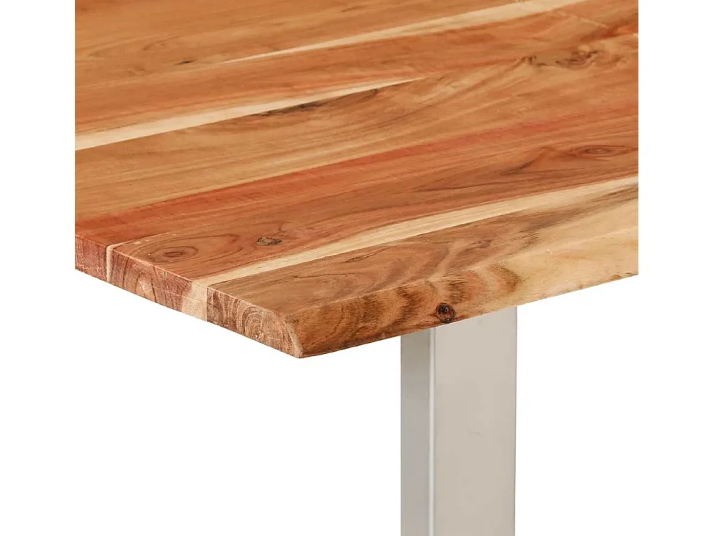 Mesa de comedor 154x80x76 cm Madera maciza de acacia