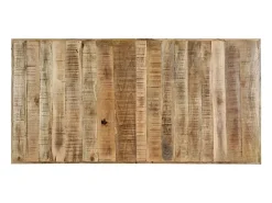 Mesa de comedor 140x70x75 cm Madera maciza de mango en bruto