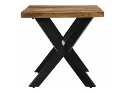 Mesa de comedor 140x70x75 cm madera maciza de sheesham