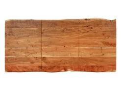 Mesa de comedor 140x70x76 cm Madera maciza de acacia