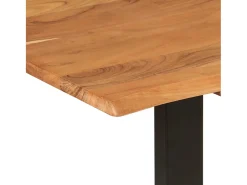 Mesa de comedor 140x70x76 cm Madera maciza de acacia