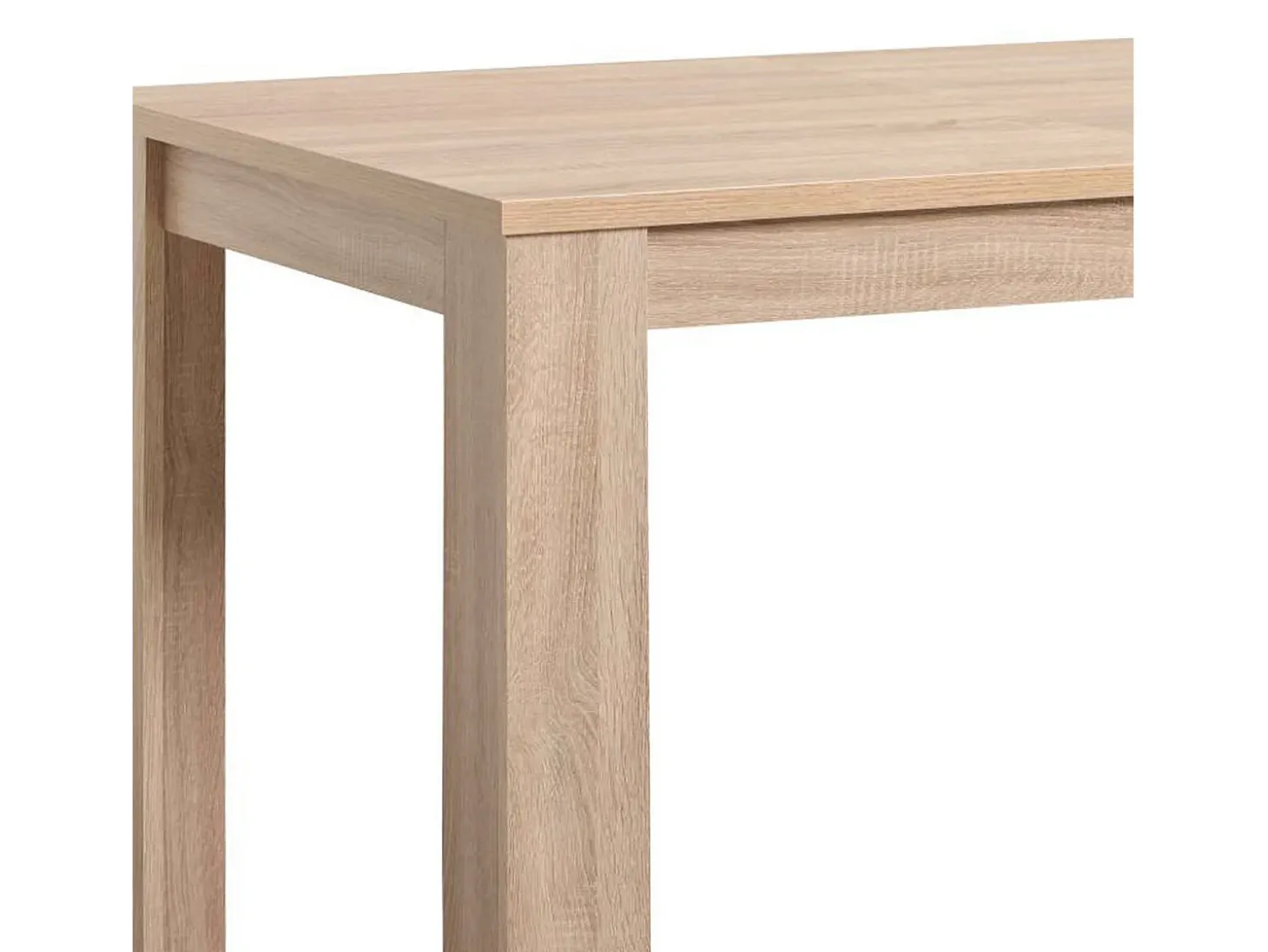 Mesa de comedor 120x80x75 cm roble natural