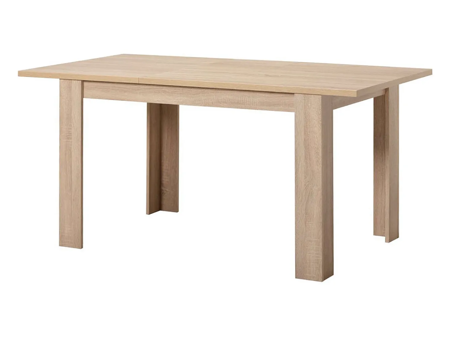 Mesa de comedor 120x80x75 cm roble natural