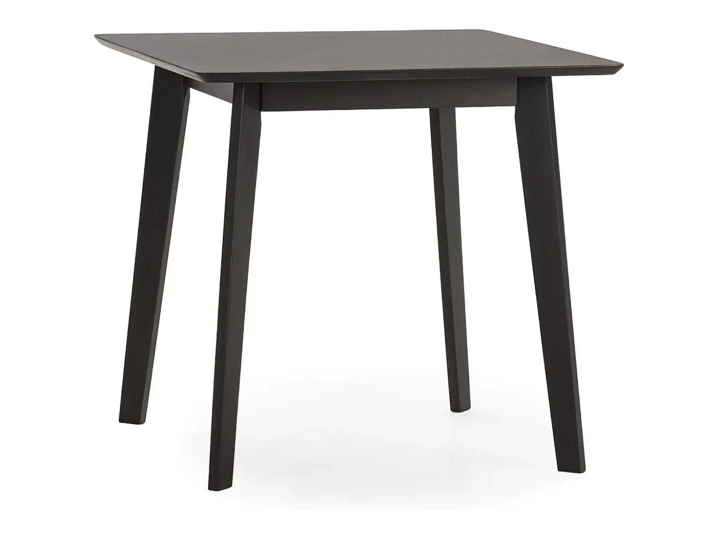 Mesa de comerdor Pomago 80x80 cm Color Negro