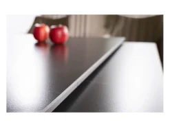Mesa de diseño extensible Viro 180-240cm efecto metal y mármol