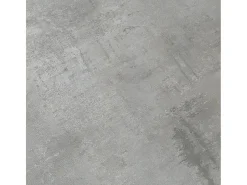 Mesa de madera, acabado gris cemento, base blanca, extensible 160x90 - FORTE DEI MARMI