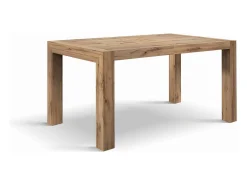 Mesa de madera, acabado roble rústico, ext.160x90-240x90cm - MARZAMEMI
