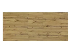 Mesa de madera, acabado roble rústico, extensible 120x80 cm - 160x80 cm - ZAGABRIA