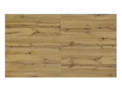 Mesa de madera, acabado roble rústico, extensible 140x80 cm - 180x80 cm - ZAGABRIA