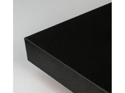 Mesa de pie 60 x 60 cm - Modelo Dina con pie y liso negro