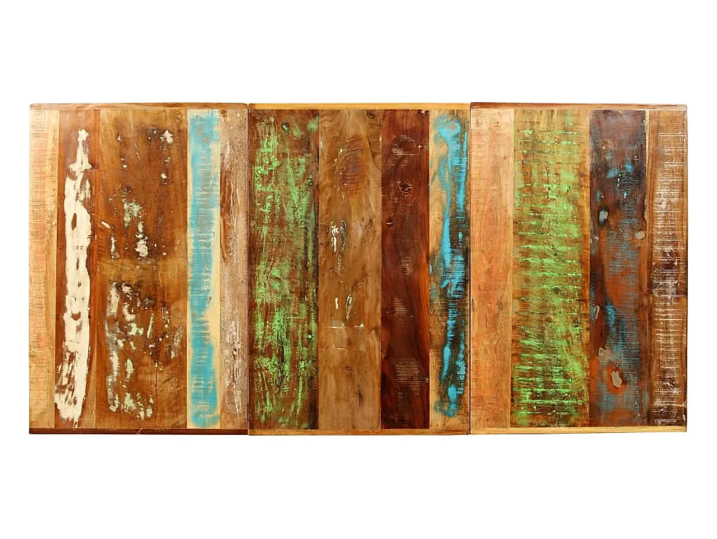Mesa de salón comedor de madera maciza reciclada 180 cm
