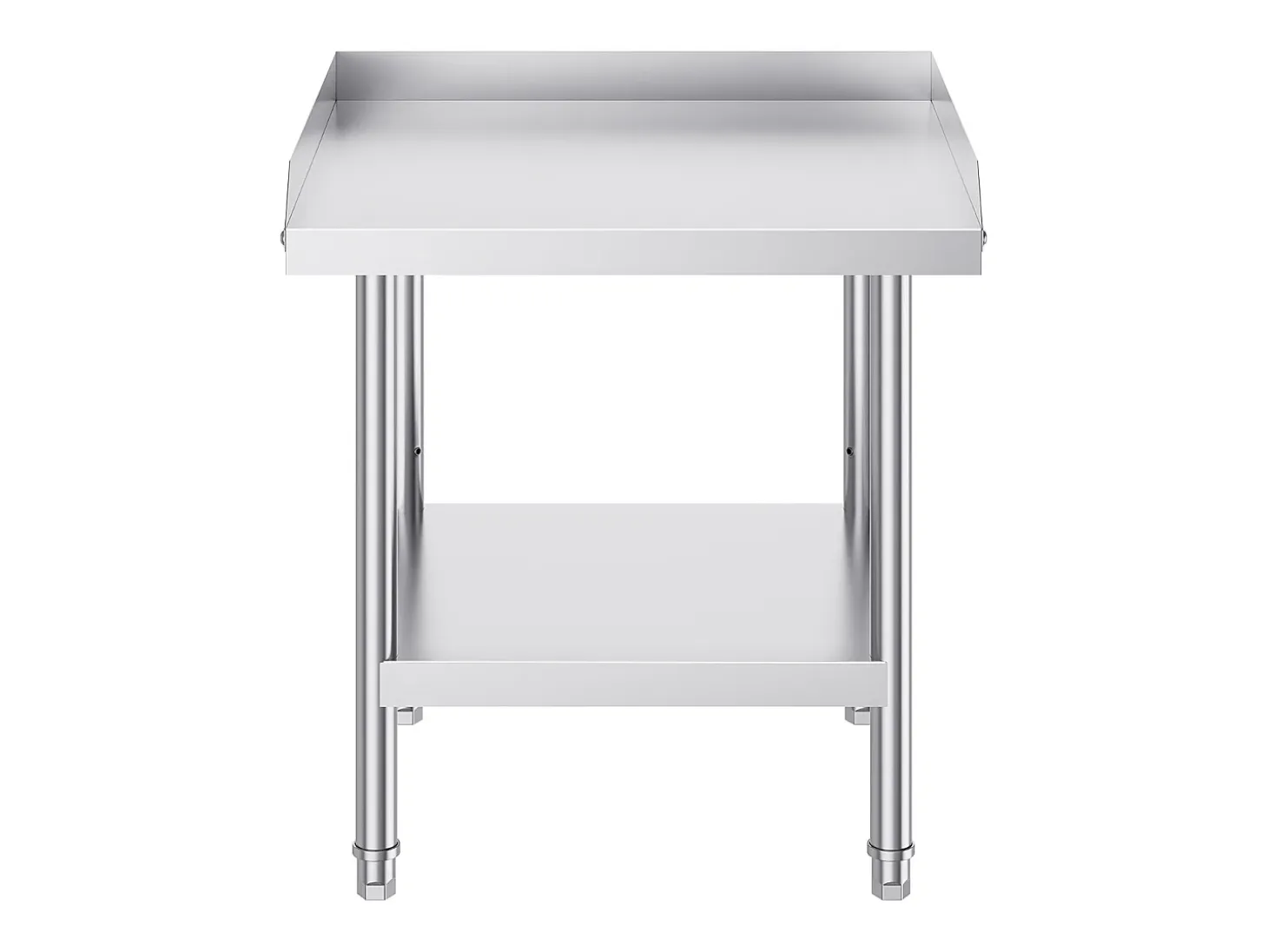 Mesa de Trabajo SucceBuy Mesa de Trabajo de Acero Inoxidable de 60.96 x 60.96 cm para Preparación de Alimentos de Restaurante
