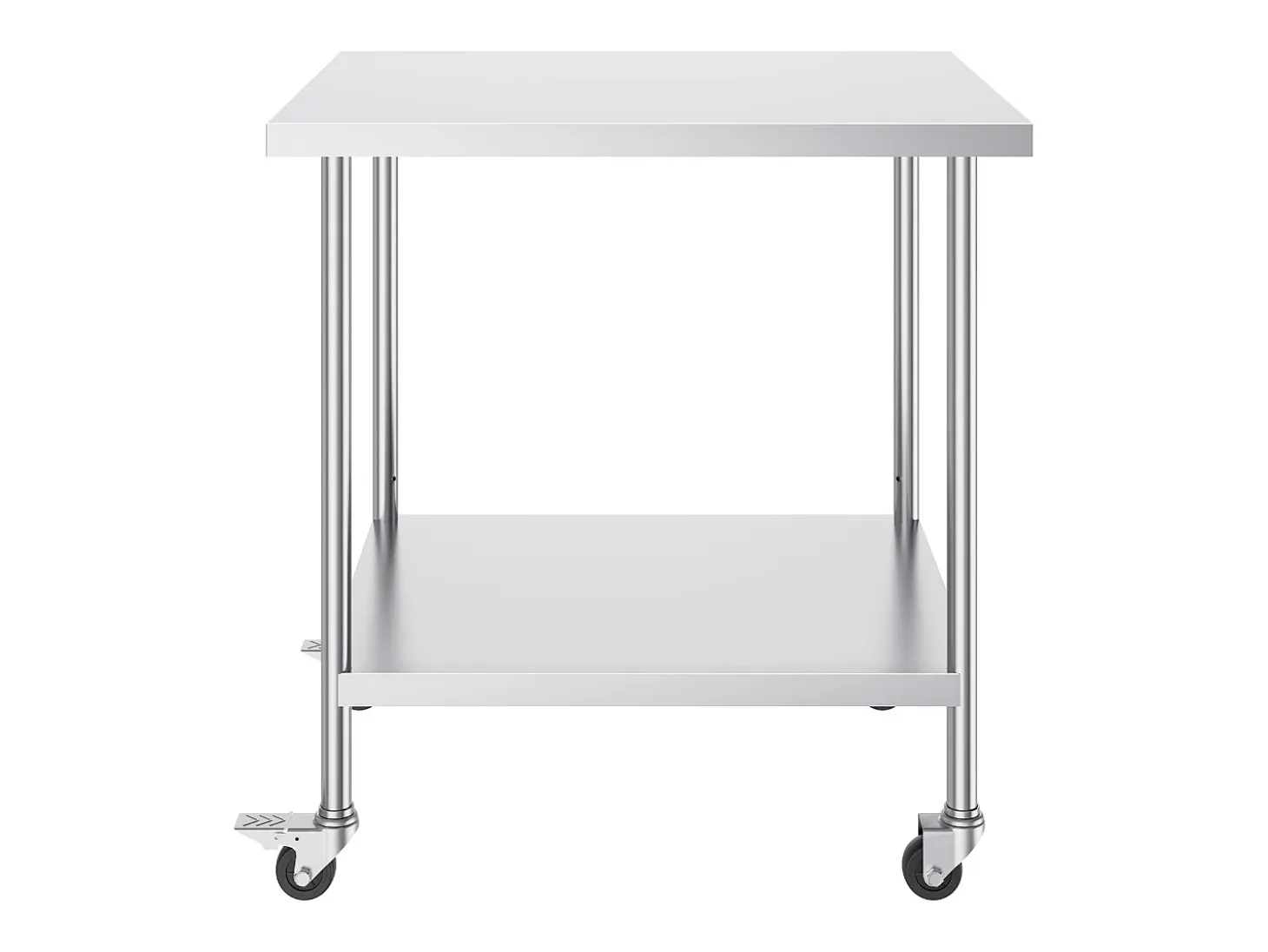 Mesa de Trabajo SucceBuy Mesa de Trabajo de Acero Inoxidable de 76.2 x 45.72 cm para Preparación de Alimentos Comerciales