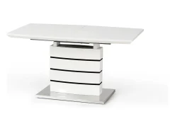 Mesa extensible Daisy en blanco y negro