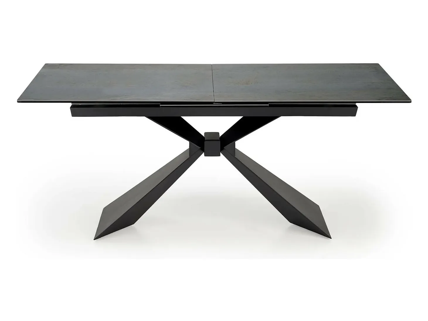 Mesa extensible de diseño con aspecto de mármol azul 180 - 230 cm Micka
