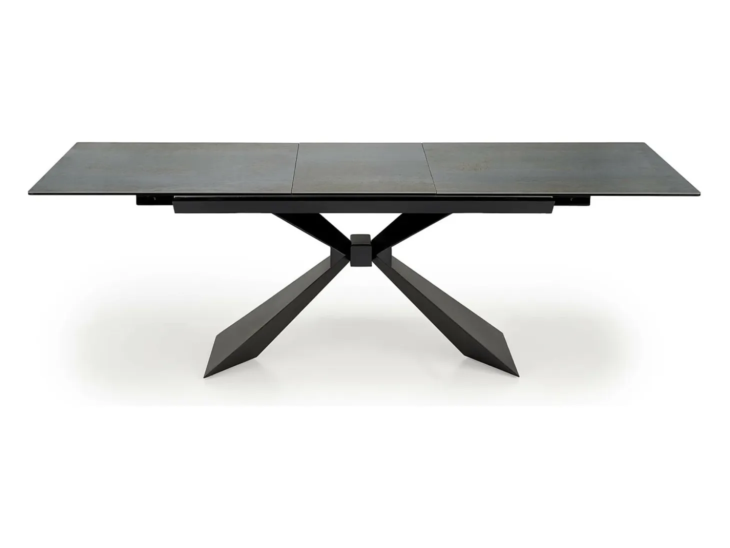 Mesa extensible de diseño con aspecto de mármol azul 180 - 230 cm Micka