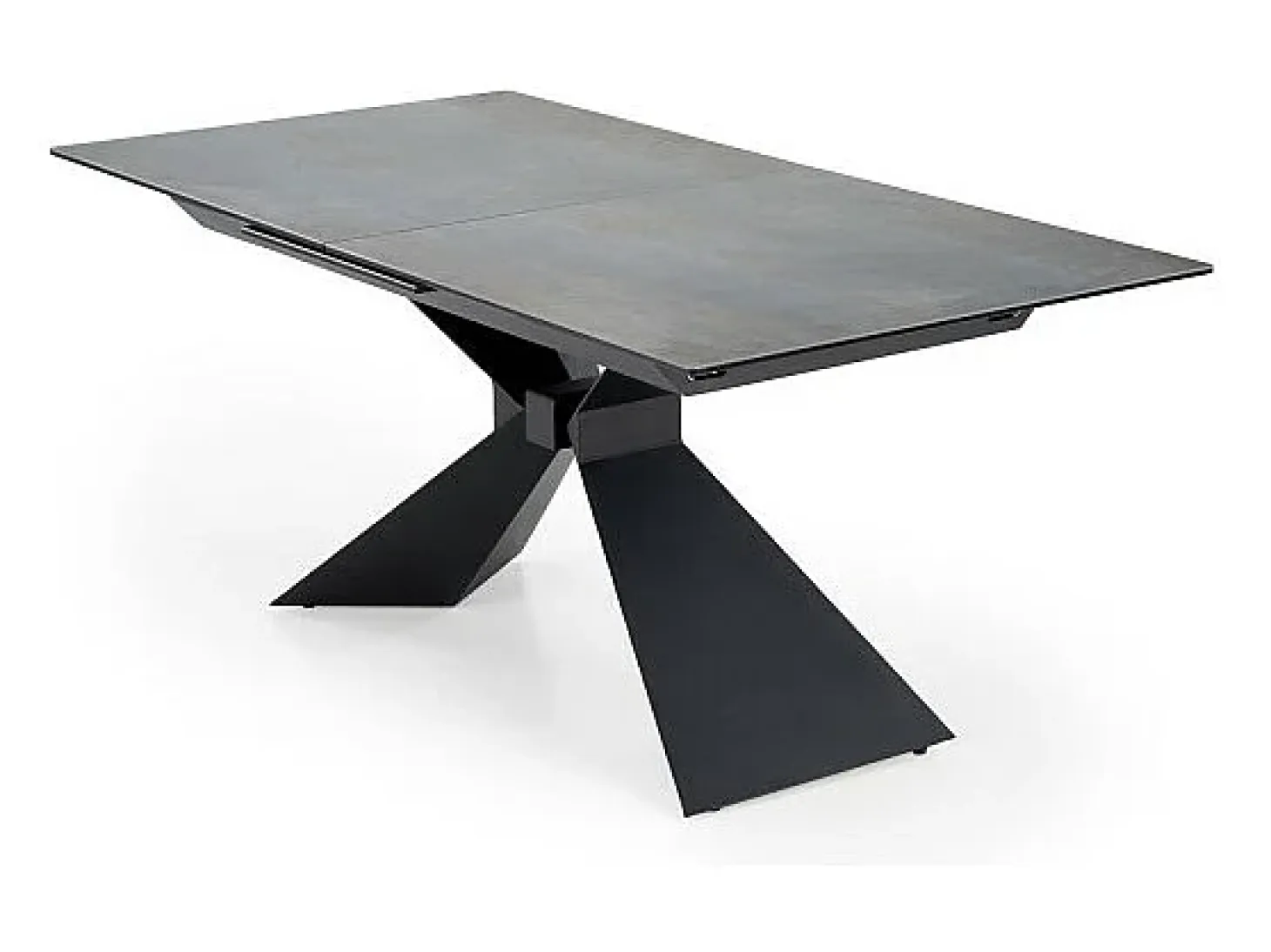 Mesa extensible de diseño con aspecto de mármol azul 180 - 230 cm Micka