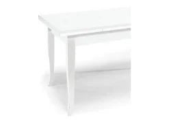 Mesa extensible de madera blanca 160x85 - 240x85 cm - SANTA CROCE