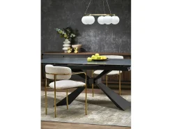 Mesa extensible de mármol para 6/8 personas 180/230x90 cm