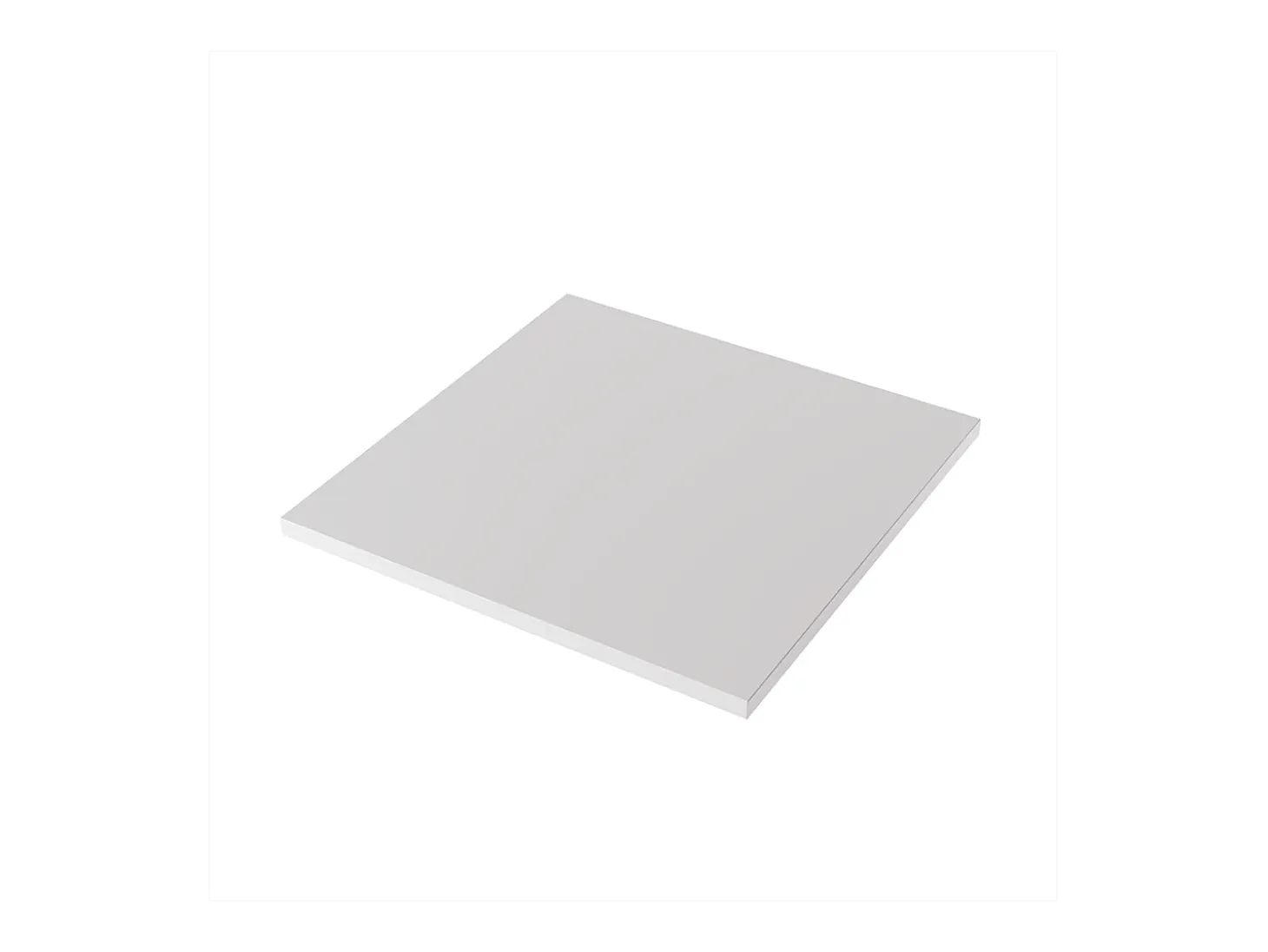 Mesa extensible de pared 68x68 cm Gris - tablero para cocina y habitaciones pequeñas