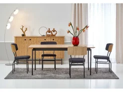 Mesa extensible de roble para 6/8 personas 170/250x100 cm