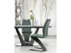 Mesa extensible para 6/8 personas, gris, 160/220x90 cm