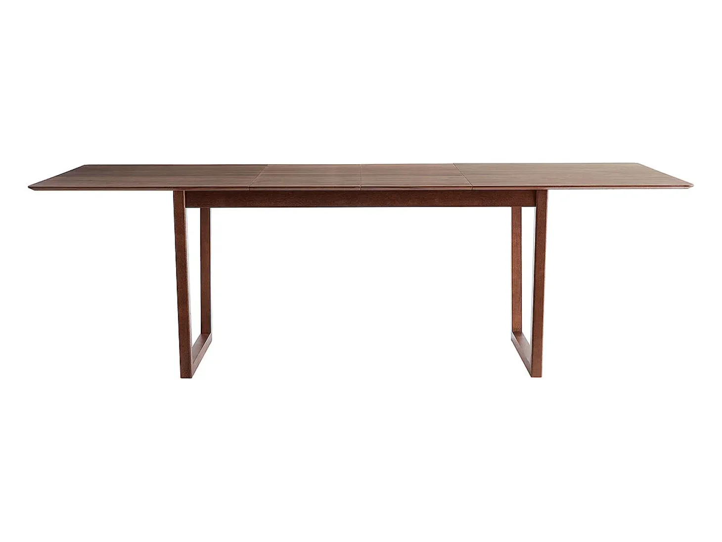 Mesa extensible rectangular de nogal 160-240 cm LAHO