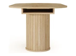 Mesa extensible, roble cremona, 180 x 75,6 x 90 cm