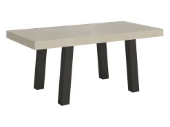 Mesa extensible 90x180/440 cm Bridge Cachemira estructura Antracita