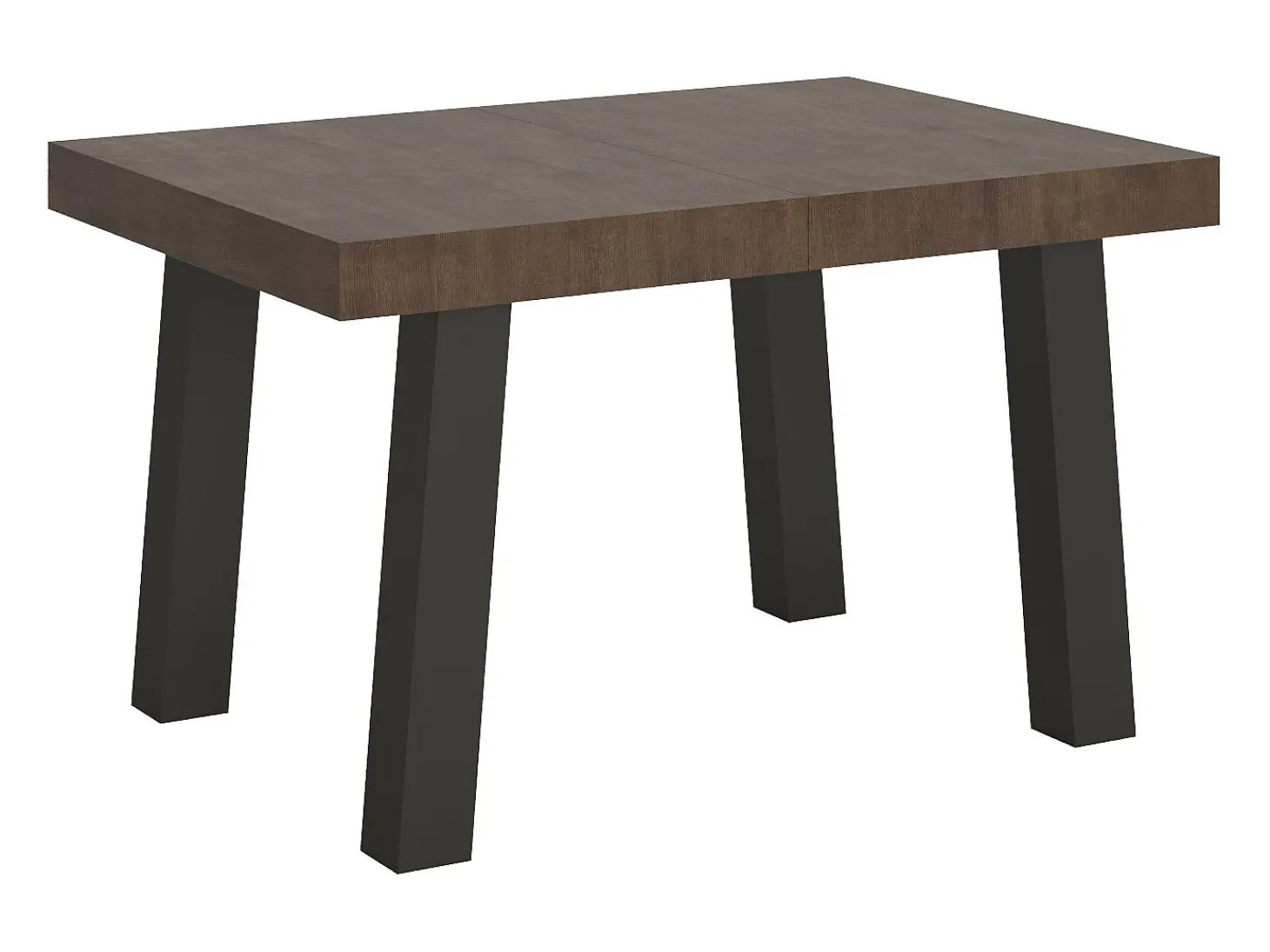 Mesa extensible 90x120/380 cm Bridge Nogal patas Antracita