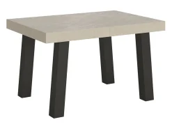 Mesa extensible 90x140/400 cm Bridge Cachemira estructura Antracita