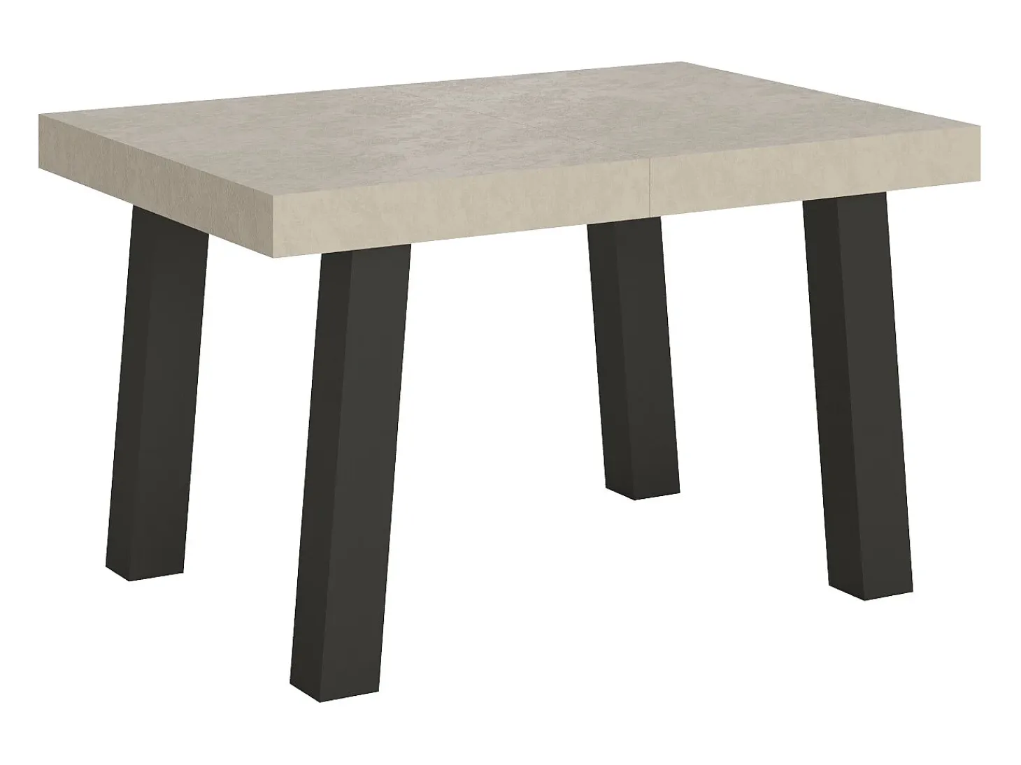 Mesa extensible 90x140/400 cm Bridge Cachemira estructura Antracita
