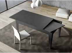 Mesa extensible 90x160/220 cm Cico Antracita Espatulado