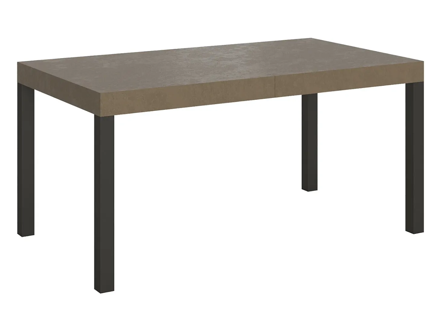 Mesa extensible 160/420x90 cm Everyday gris paloma patas antracita