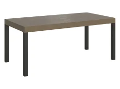 Mesa extensible 90x200/460 cm Everyday gris paloma patas antracita