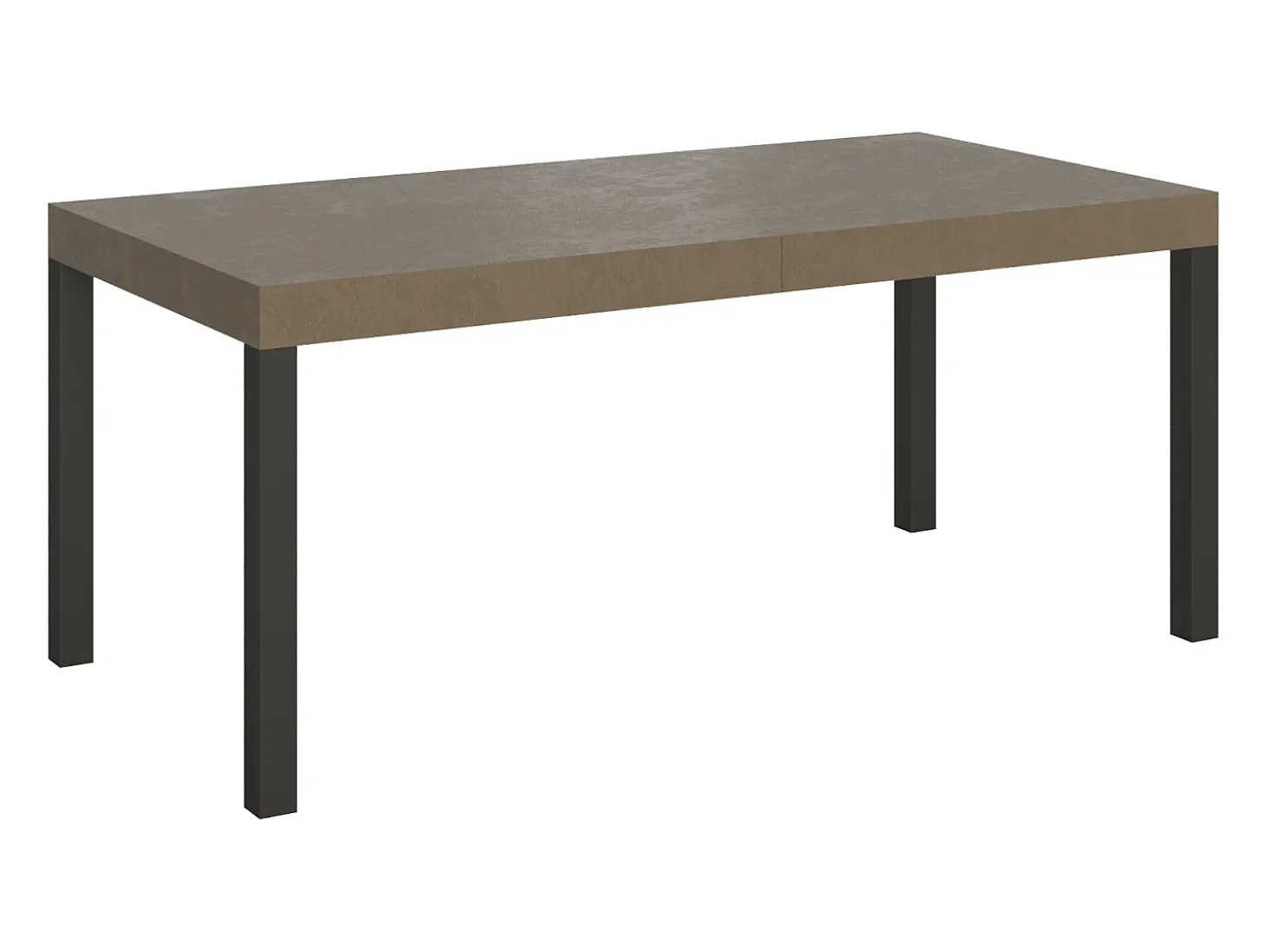 Mesa extensible 90x200/460 cm Everyday gris paloma patas antracita