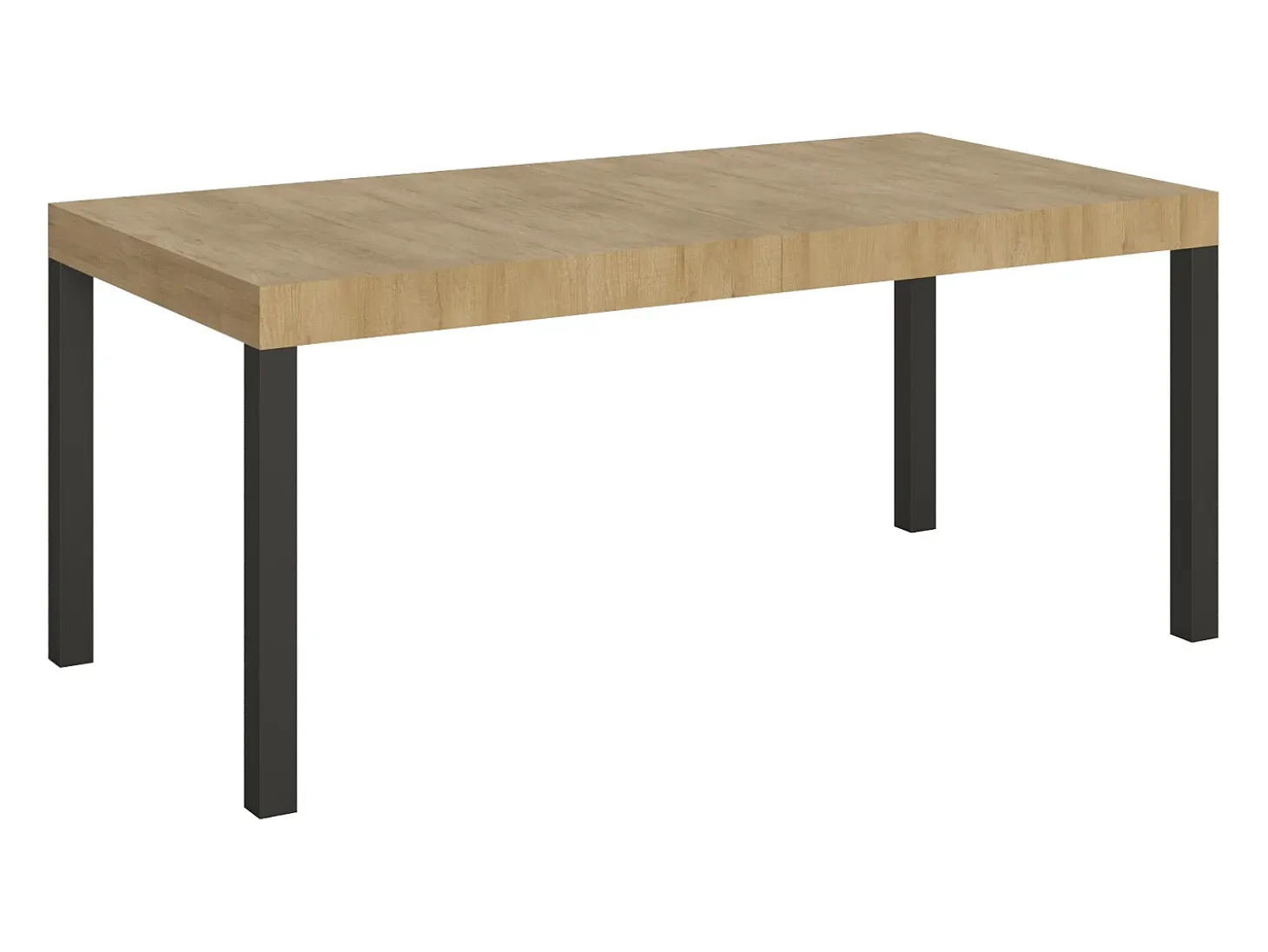 Mesa extensible 200/304x90 cm Everyday roble natural patas antracita
