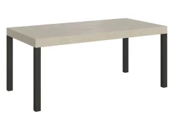 Mesa extensible 200/304x90 cm Everyday cachemira patas antracita