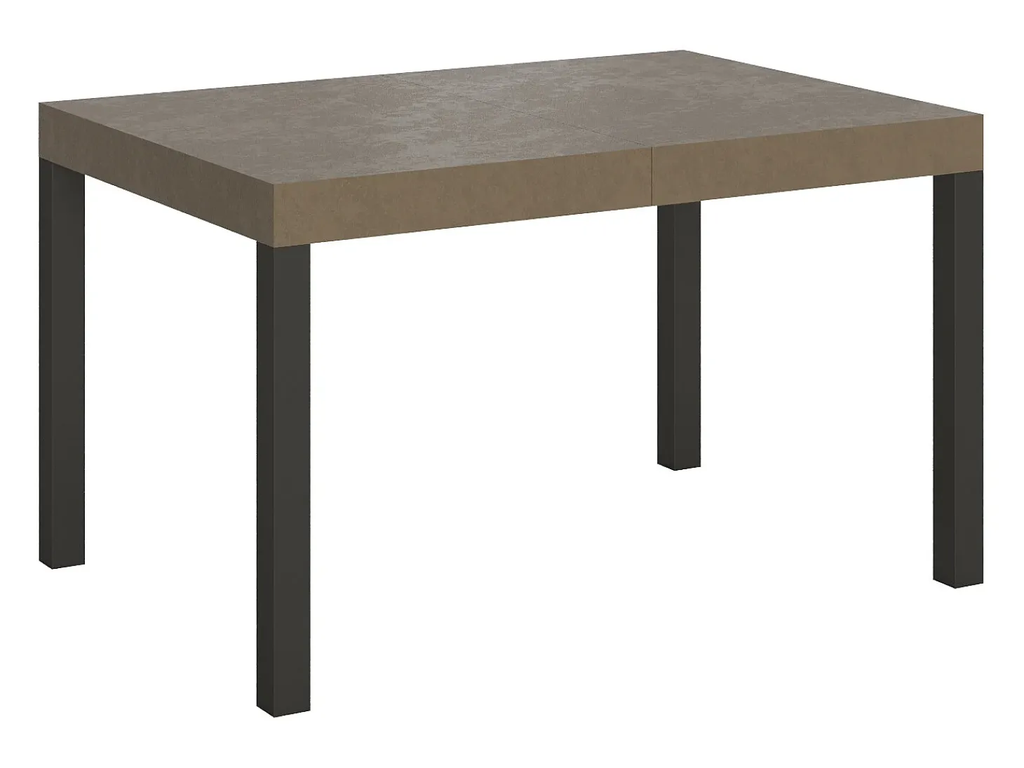 Mesa extensible 140/400x90 cm Everyday gris paloma patas antracita