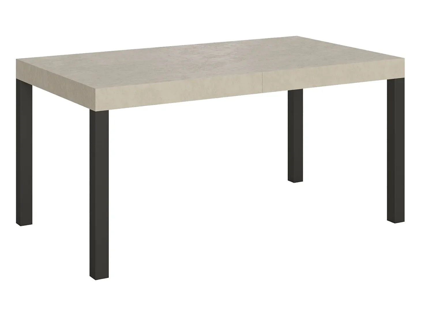 Mesa extensible 160/264x90 cm Everyday cachemira patas antracita