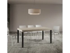 Mesa extensible 160/420x90 cm Everyday cachemira patas antracita